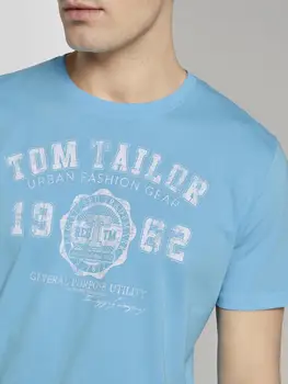 Vyriški marškinėliai Tom Tailor Tom tailor , t-marškinėliai, vyriški marškinėliai, medvilnės marškinėliai