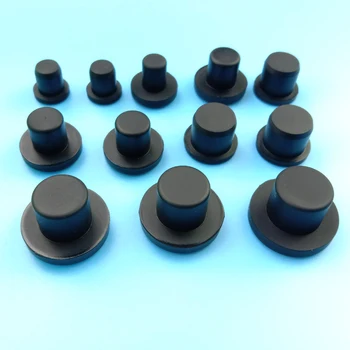 50pcs 5 mm 5.5 mm 6 mm 6,5 mm 7mm Maisto kokybės anti-susidūrimo Minkšto silikono gumos plug&kamščiu su aukštos elastinga už amortizatorius