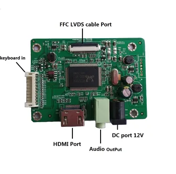 Už N156BGA-EA3/N156BGA/EB2 valdytojas ratai valdybos EDP mini LCD LED rinkinio ekrane stebėti skydelis 1366X768 kabelio ekrano HDMI 15.6
