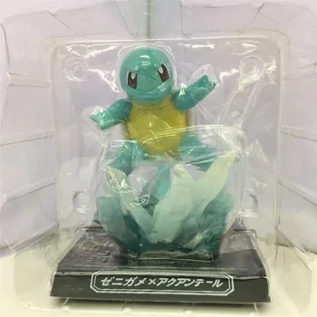 TAKARA TOMY Pokemon Squirtle Anime Duomenys Mielas Žaislai PVC Pokect Monstras Surinkimo Brinquedos Juguetes Veiksmų Figma Lėlės Modelio