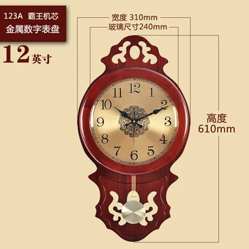 Europos Sieninis Laikrodis Derliaus Švytuoklinis Laikrodis, Sienų Dekoras Bell Kambarį Radijo Laikrodžiai Namų Kinų Stiliaus Duvar Saati Dekoro SC445