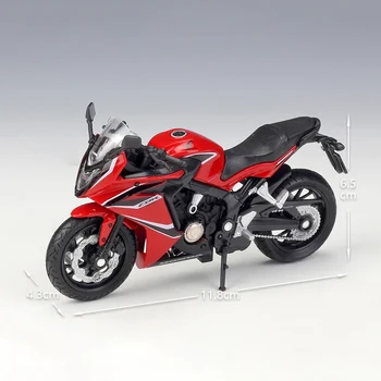 Welly 1:18 Motociklų Modeliai 2018 CBR650F Lydinio Modelio Motociklo Modelio transporto Nuoma Mini Lenktynių Žaislas Dovanų Kolekcija