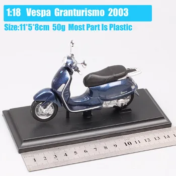 1/18 masto maisto Piaggio Vespa Granturismo 2003 motoroleris, dviratis Diecasts & Žaislas Transporto priemonių modelių mini motociklas vaikams hobis