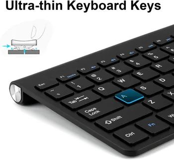 Belaidė Klaviatūra ir Pelė, Nešiojamieji kompiuteriai Plonas, Kompaktiškas Išorinis Usb Mini Bluetooth Tablet 2.4 Ghz 78 Klavišai Rechageable PcGaming Rožinė
