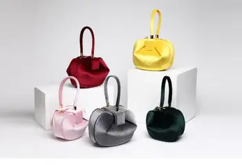 Į stiliaus 2018 m. naujo dizaino krepšys aksomo maišelis moterų fashin derliaus rankinės