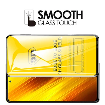 Telefonas Stiklo Poco X-3 M3 Apsauginės plėvelės, Mažai X3 Stiklo Screen protector For Xiaomi Pocophone F2 PRO Poco X 3 X3 NFC Stiklo Flim