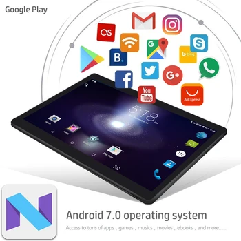 Nauja siunta 10.1 Colių 6G+128GB Android 9.0 Tablet Pc Octa Core 4G LTE Telefonas Dual SIM 