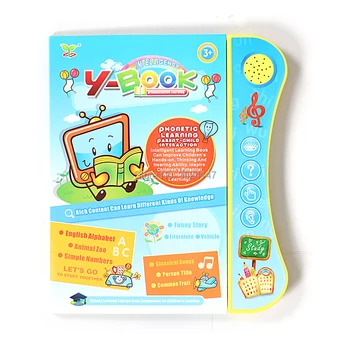 Y-Knyga Turtingas turinio, mokytis anglų kalbos Balso mokymosi knyga su smart logika pen žvalgybos mokymosi žaislas, knyga vaikas