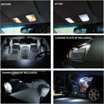 Interjero Led žibintai 2020 m. CADILLAC CT6 Automobilių Reikmenys tuštybės veidrodis šviesos kamieno šviesos 6vnt