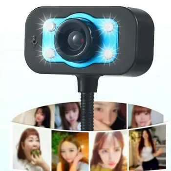 1080P HD Kompiuterio Kamera Su Mikrofonu USB Web Kamera, Built-In Garso mažinimo Mikrofonas Nešiojamojo Kompiuterio Periferiniai įrenginiai