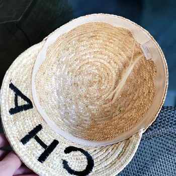 2019 Naujas Šiaudų Kiaulienos Pyragas Jojimo Beisbolo Kepurė, Moterims, Vyrams, Aukštos Kokybės Mados Lankas Apdailos Riteris Kepuraitės skrybėlę vasarą