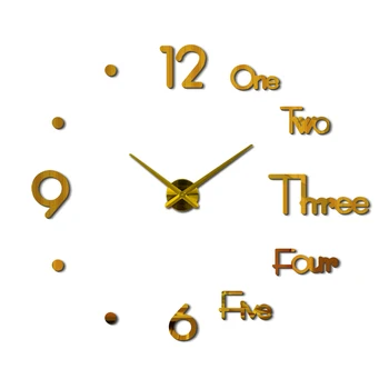 2020 Karšto Naujas Modernaus Dizaino Sieninis Laikrodis Laikrodžiai Kvarciniai Laikrodžių Adata Akrilo Veidrodis 