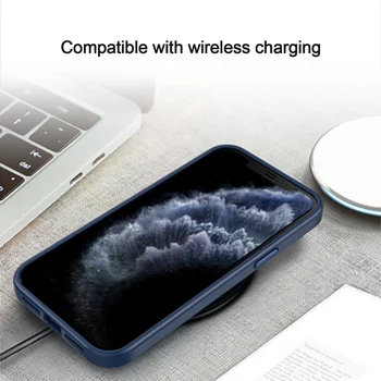 Prabangus Klasikinis Mobiliojo Telefono dėklas Skirtas iPhone 12 Pro Max Mini Matinio stiklo Matinis TPU Metalo Padengti Skaidriu Sunkiai Shell Apsauga