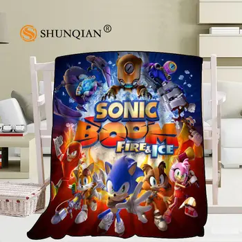 Sonic The Hedgehog Antklodė Minkšta Sofa-Lova Mesti Antklodę, Vaikas Suaugusiųjų WarmCustom Antklodė 56x80Inch50X60Inch40X50Inch