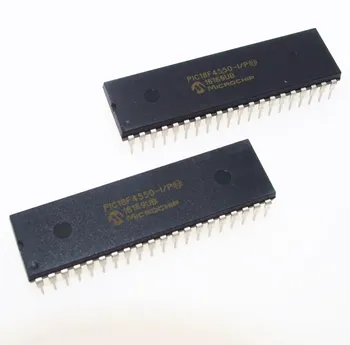 PIC18F4550-I/P PIC18F4550 18F4550 USB Microcontrollers DIP40 IC PIC MCU FLASH 16KX16 NAUJAS