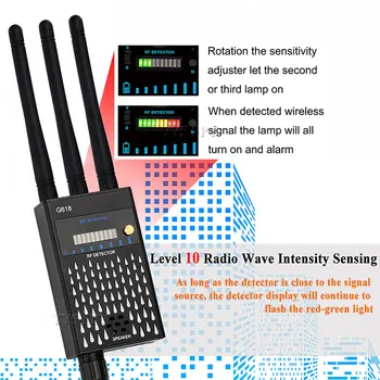 GSM GPS Signalo Belaidžio Detektorių Profesionalių RF Mikro Bangų Jutiklis, Anti-tiesus, Kameros Ieškiklį Tracker Apsaugos Signalizacijos jutiklis