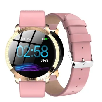 Fitneso apyrankę ZDK stilius 10 rožinės spalvos (vandeniui atspari, širdies ritmo monitorius, kamertonas', ekranas 1.22 cm)