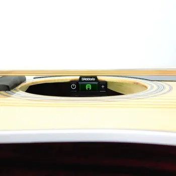 D'Addario EXP16 Padengtas Fosforinės Bronzos Akustinės Gitaros Stygos, Light & NR Micro Soundhole Imtuvas Pluoštas
