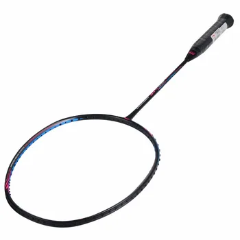 Li-Ning Turbo Įkrovimo 9II Kasdien Badmintono Rakečių Įžeidžiantis Vieną Raketę Pamušalas Profesionalus Sportas Raketę AYPM316 EJFM18